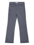 Flared Finished Jeans Bottoms Jeans Wide Jeans Navy Mango