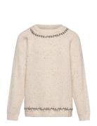 Nmngalto Rio Ls Knit Lil Tops Knitwear Pullovers Beige Lil'Atelier