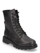 Women Boots Shoes Boots Ankle Boots Laced Boots Black Tamaris