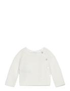 Knit Embroidered Sweater Tops Knitwear Pullovers Cream Mango