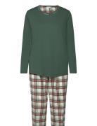 Cotton Flannel Pyjamas Pyjamas Green Lady Avenue