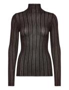 Sllaisa Pullover Tops Knitwear Jumpers Brown Soaked In Luxury