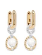 Goldplated Pearl Earrings Øredobber Smykker Gold Marmara Sterling