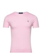 Pima Polo-Ssl-Tsh Designers T-shirts Short-sleeved Pink Polo Ralph Lau...