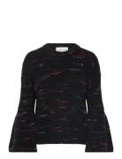 Sorina Tops Knitwear Jumpers Black Munthe