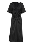 Soli Long Dress Maxikjole Festkjole Black Noella