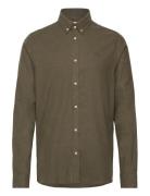 Desert Reg Shirt Tops Shirts Casual Green Les Deux