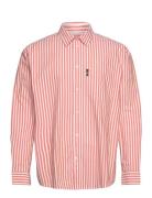 Wwday Striped Shirt Tops Shirts Casual Pink Double A By Wood Wood