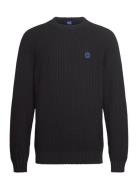 Sonni Tops Knitwear Round Necks Black HUGO BLUE