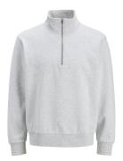 Jjeurban Edge Sweat Half Zip Stydaw24 Ln Tops Sweat-shirts & Hoodies S...