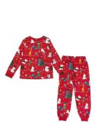 Fest Pyjamas Pyjamas Sett Red MUMIN