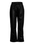 Vera Pu Trousers Bottoms Trousers Leather Leggings-Bukser Black Gina T...