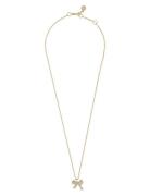 Stina Bow St Pendant Neck 42 G/Clear - 42 Cm Accessories Jewellery Nec...