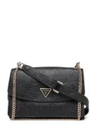 Cresidia Cnvrtble Xbody Flap Bags Crossbody Bags Black GUESS