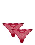 Isabelle String Tr 2P Stringtruse Undertøy Red Hunkemöller