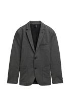 Pique Blazer Suits & Blazers Blazers Single Breasted Blazers Grey Tom ...