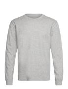 Hco. Guys Knits Tops T-shirts Long-sleeved Grey Hollister