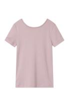 Nkfjennifa Ss Slim Top Tops T-shirts Short-sleeved Pink Name It