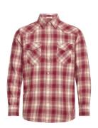 Western Shirt Tops Shirts Casual Red Wrangler