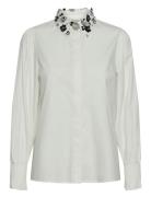 Yasboa Ls Shirt S. - Show Tops Shirts Long-sleeved White YAS