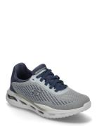 Mens Relaxed Fit Arch Fit Orvan - Trayver Lave Sneakers Grey Skechers