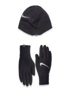 Nike M Essential Hat And Glove Set Accessories Headwear Beanies Black ...