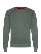 Squizzo Tops Knitwear Round Necks Green HUGO