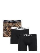 Boxerbr 3P Bold Des Boksershorts Black BOSS