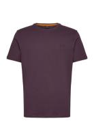 Tales Tops T-shirts Short-sleeved Purple BOSS