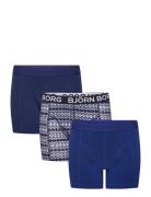 Core Boxer 3P Night & Underwear Underwear Underpants Navy Björn Borg