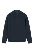 Nlmnurjos Ls Half Zip Knit Tops Knitwear Pullovers Navy LMTD