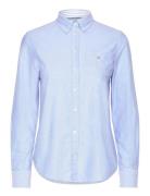 Reg Oxford Shirt Tops Shirts Long-sleeved Blue GANT