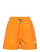 Niko Solid Badeshorts Orange Molo