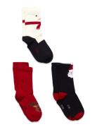 3-Pack Socks Socks & Tights Socks Red Minymo