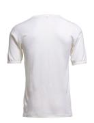 T-Shirts 1/4 Ærme Tops T-shirts Short-sleeved Cream Dovre