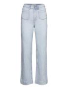 Wideleg Jeans With Pockets Bottoms Jeans Wide Blue Mango