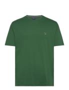 Emb Original Shield T-Shirt Tops T-shirts Short-sleeved Green GANT