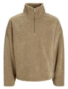 Jorroxbury Teddy Sweat High Neck Ln Tops Sweat-shirts & Hoodies Fleece...