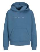 Jjestar Jj Sweat Hood Noos Jnr Tops Sweat-shirts & Hoodies Hoodies Blu...