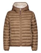 Reversible Lw Padded Jacket Fôret Jakke Beige Tommy Hilfiger