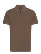 Prime Tops Polos Short-sleeved Khaki Green BOSS