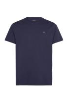 Classic Ss Tshirt Tops T-shirts Short-sleeved Navy Hackett London