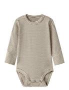 Nbnberro R Ls Body Bodies Long-sleeved Brown Name It