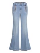 High-Rise Flare Sailor Jean Jeans Sleng Blue Lauren Ralph Lauren