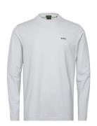 Tee Long Sport T-shirts Long-sleeved Grey BOSS