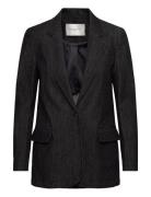 Cmjean-Blazer Blazers Single Breasted Blazers Black Copenhagen Muse