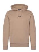 Sweatshirt Tops Sweat-shirts & Hoodies Hoodies Beige EA7