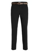 Jpstollie Franco Chino W Belt Bottoms Trousers Chinos Black Jack & J S