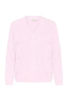 Kacharlie Knit Pullover Tops Knitwear Jumpers Pink Kaffe