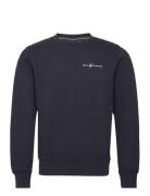 Bowman Logo Sweater Tops Sweat-shirts & Hoodies Sweat-shirts Navy Sail...